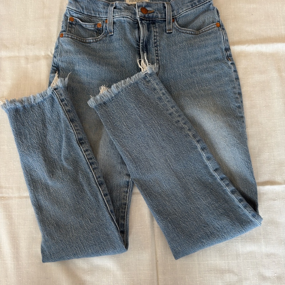 Madewell Light Blue Cropped Ankle Jeans